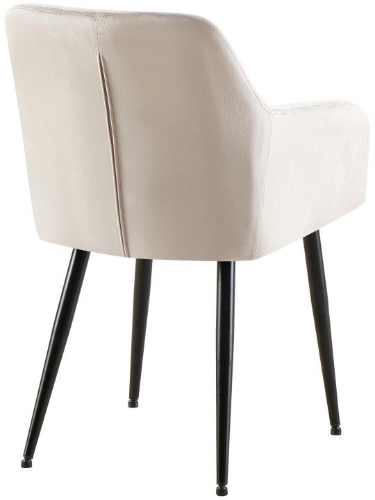 2 ruokapöydän tuolin setti Monett velvet B, harmaa