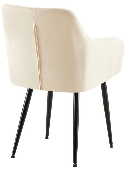 2 ruokapöydän tuolin setti Monett velvet B, kermanvärinen