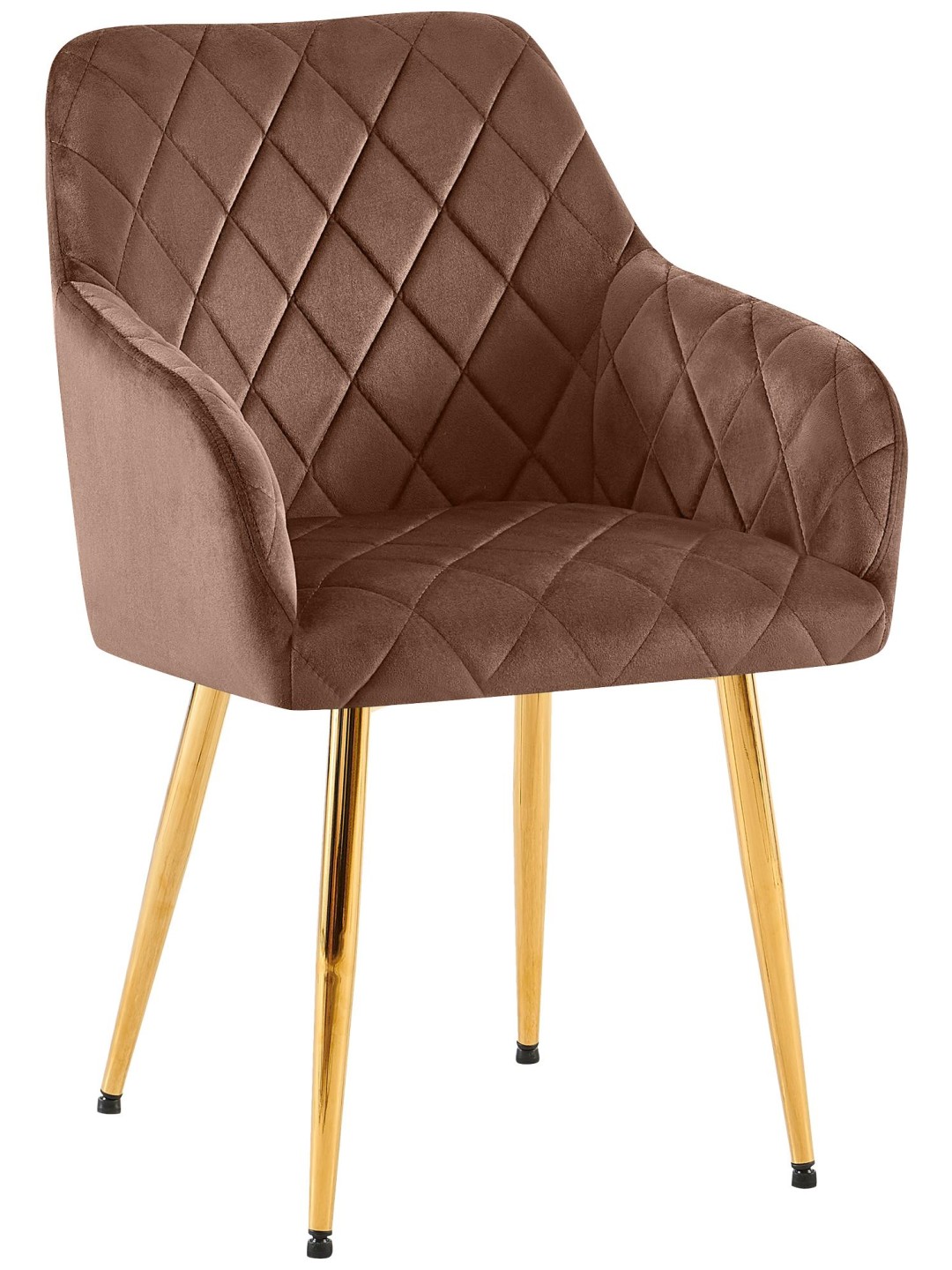 Ruokasalin tuoli Monett velvet G, ruskea