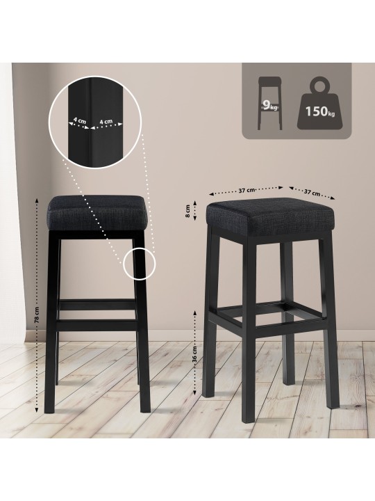 Baarijakkara Taylor B80 kangas, tummanharmaa