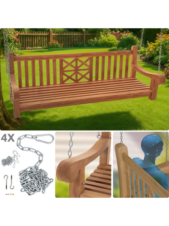 Swing penkki Farm 180 cm, tiikki