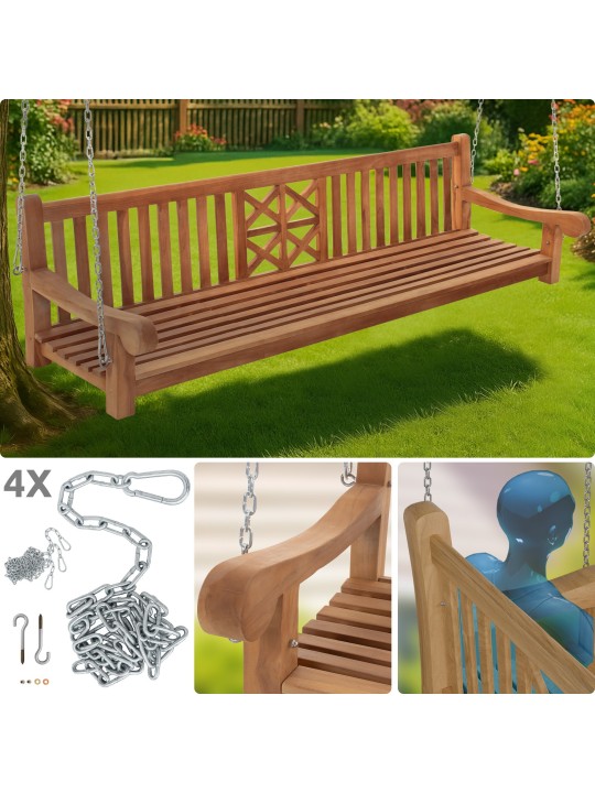 Swing penkki Farm 240 cm, tiikki