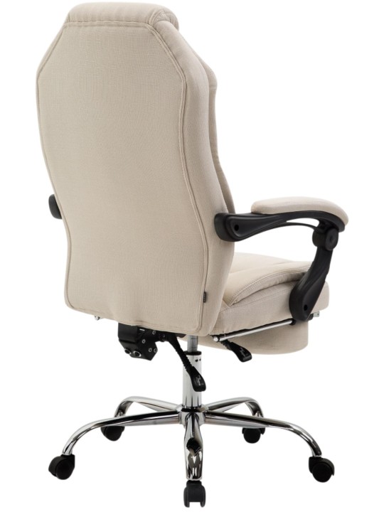 Työtuoli Castle kangasta, kermanvärinen