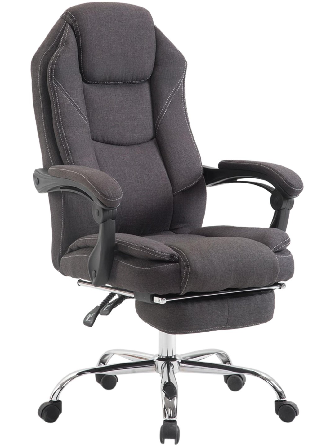 Työtuoli Castle kangasta, tummanharmaa