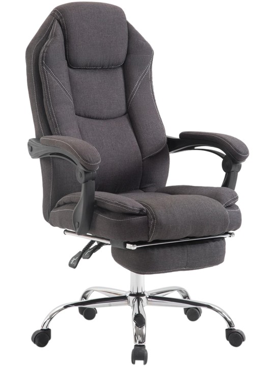 Työtuoli Castle kangasta, tummanharmaa