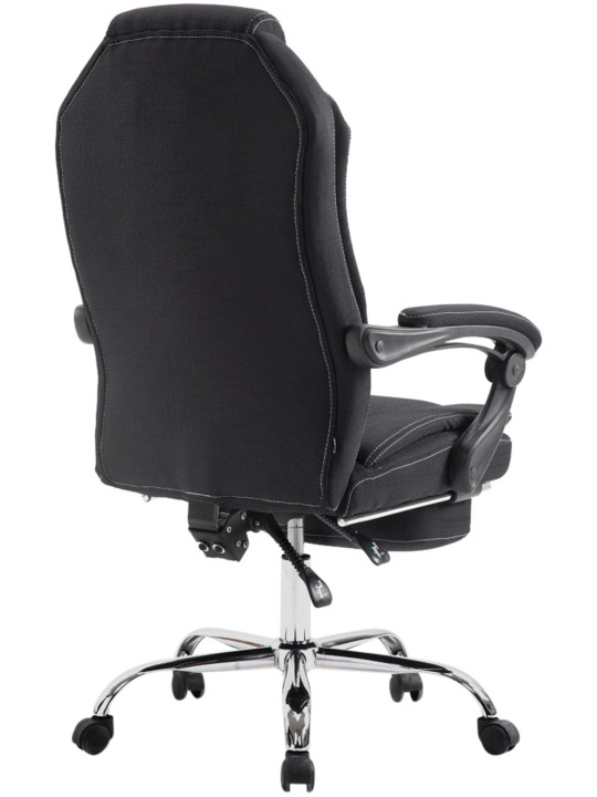 Työtuoli Castle kangasta, musta