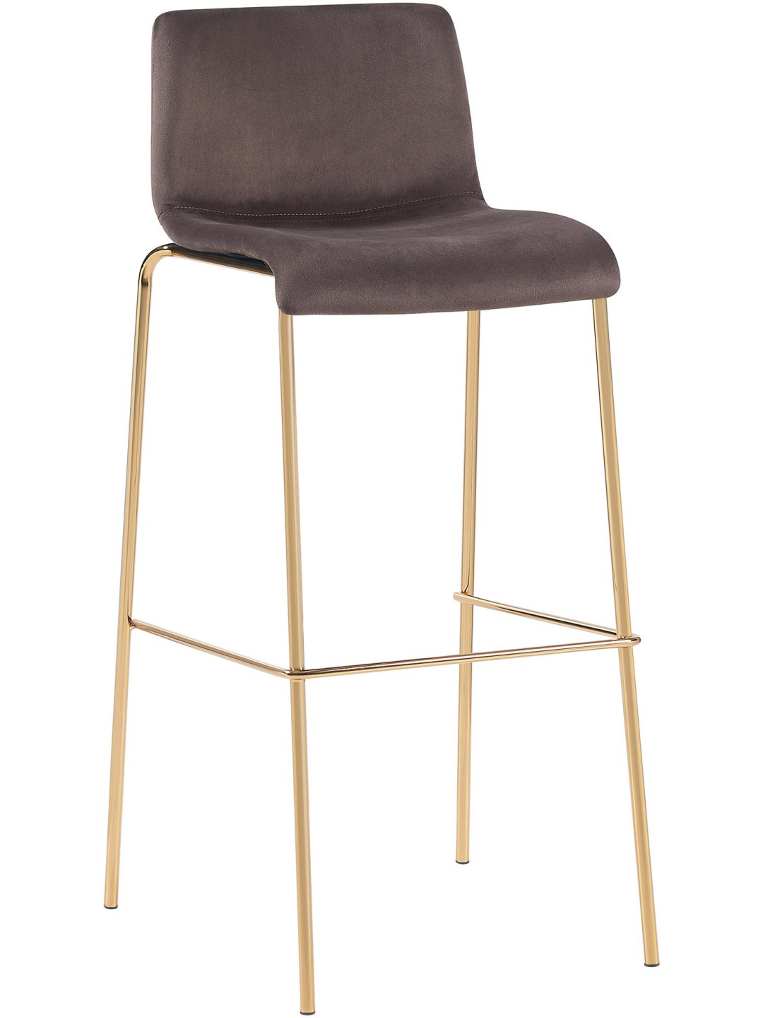 Baarijakkara Hoover Velvet 4-Foot Gold, ruskea