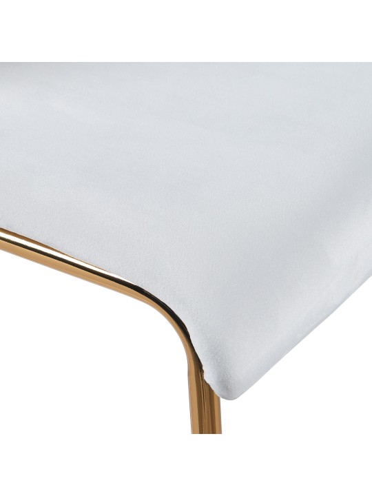 Baarijakkara Hoover Velvet 4-Foot Gold, kermanvärinen