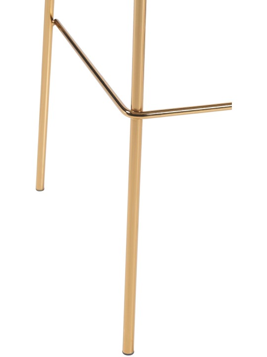 Baarijakkara Hoover Velvet 4-Foot Gold, musta