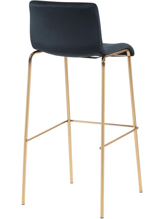 Baarijakkara Hoover Velvet 4-Foot Gold, musta