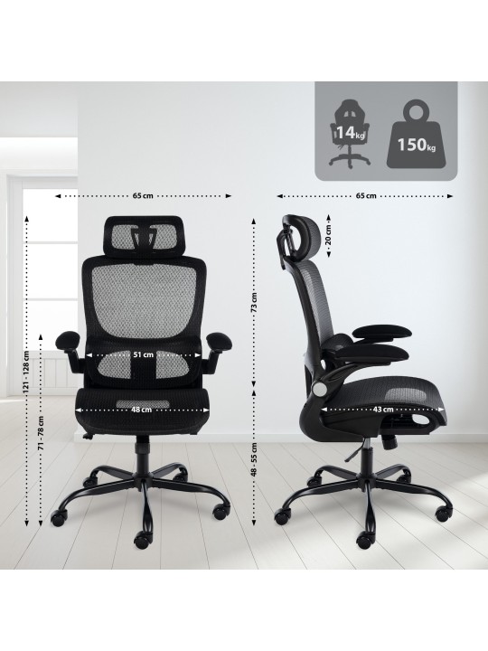 Kaylee työtuoli, musta