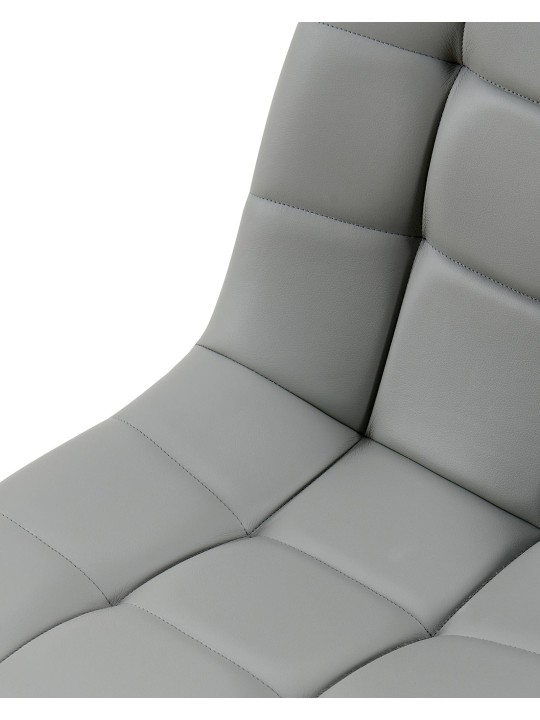 Ruokailuhuoneen tuoli Antibes keinonahkaa, vaaleanharmaa