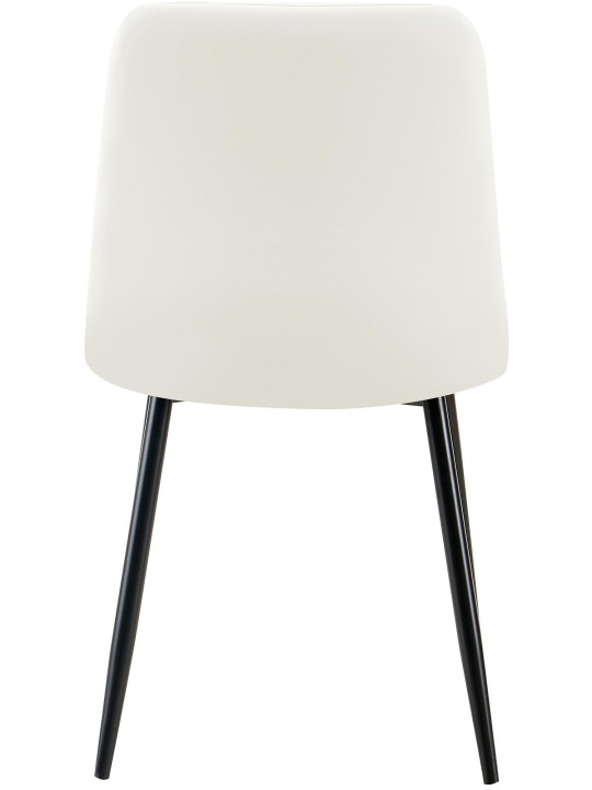 Ruokailuhuoneen tuoli Antibes keinonahkaa, valkoinen