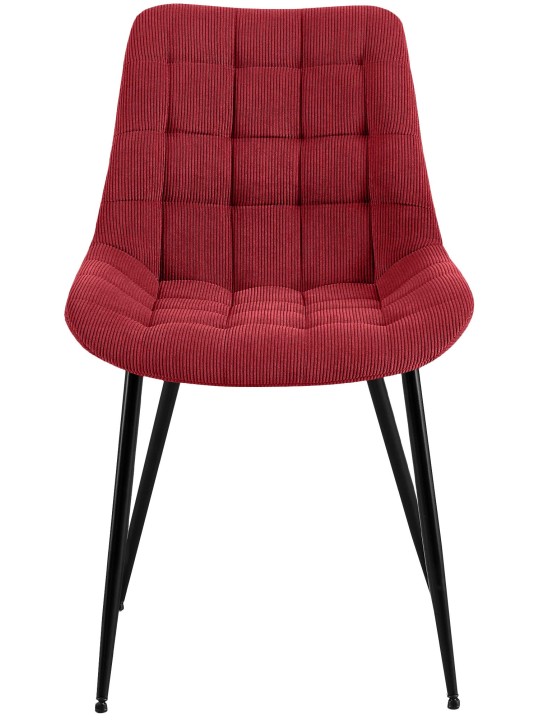 Sardna Cord ruokapöydän tuoli, viininpunainen