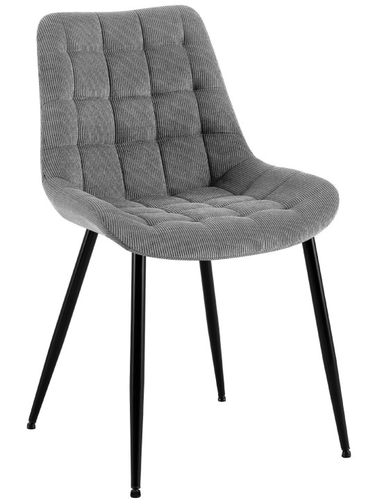 Sardna Cord ruokapöydän tuoli, harmaa