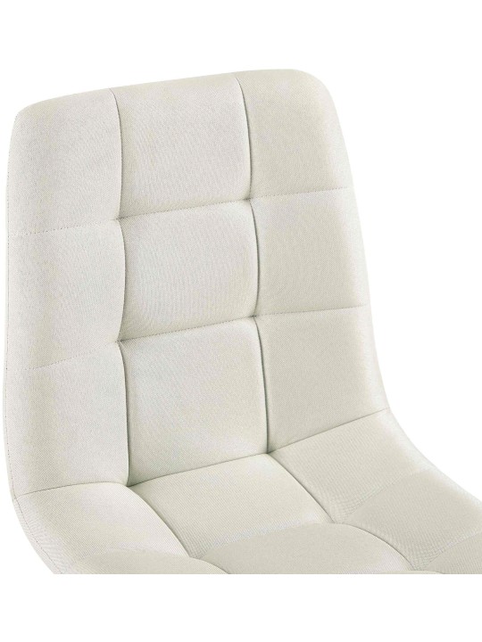 Ruokapöydän tuoli Antibes kangasta, kermanvärinen