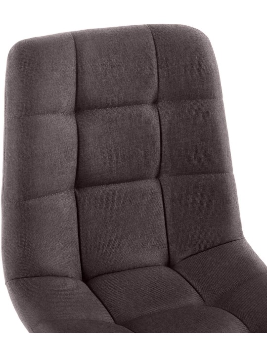 4 ruokapöydän tuolin sarja Antibes kangas, ruskea