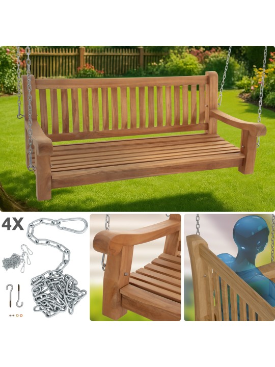 Joyce keinupenkki 150 cm, tiikki