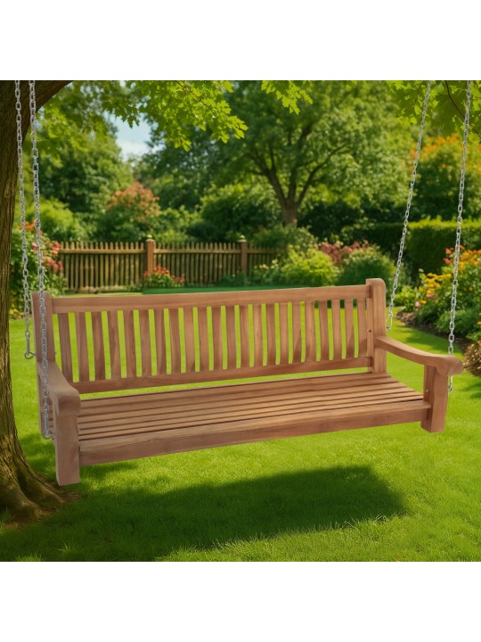 Joyce keinupenkki 180 cm, tiikki