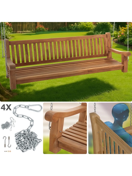 Joyce keinupenkki 200 cm, tiikki