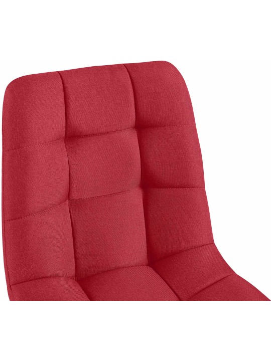 Ruokapöydän tuoli Antibes kangasta, punainen Ruokapöydän tuoli Antibes kangasta, punainen