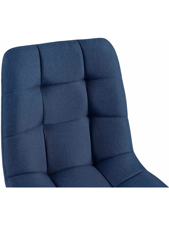 Ruokapöydän tuoli Antibes kangasta, sininen
