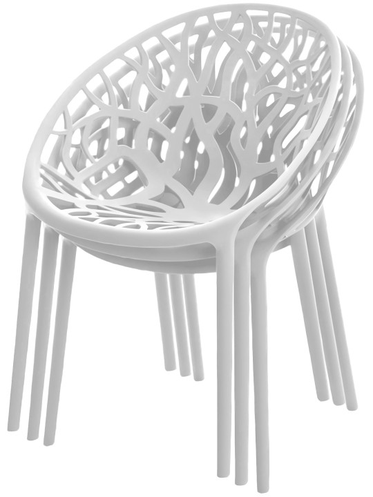 Hoscana-istuinryhmä, valkoinen Hoscana-istuinryhmä, valkoinen