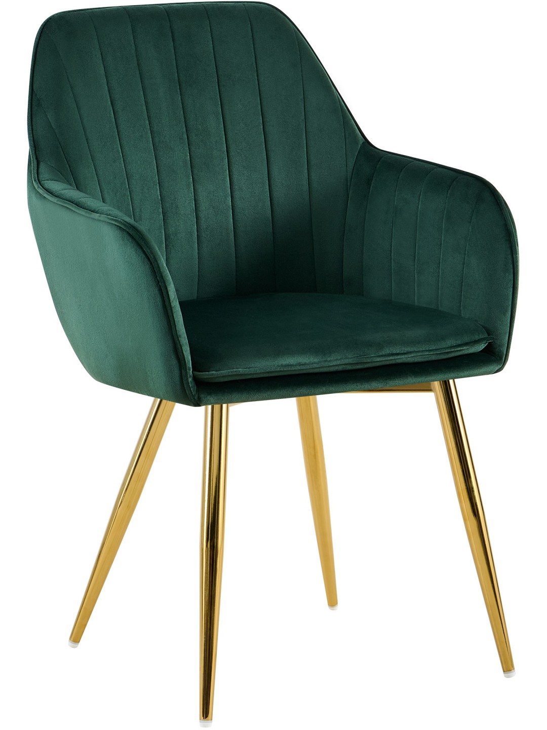 Ruokasalin tuoli Cheryl samettikulta, vihreä