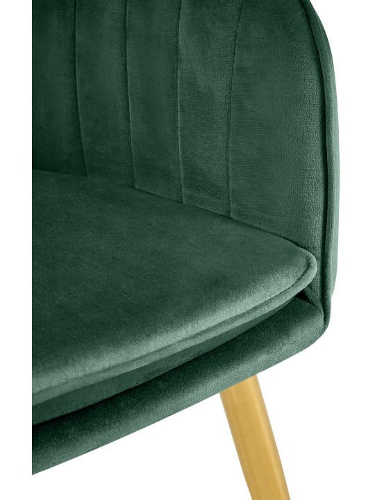 Ruokasalin tuoli Cheryl samettikulta, vihreä Ruokasalin tuoli Cheryl samettikulta, vihreä