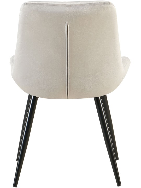 Rossford samettinen ruokapöydän tuoli, harmaa