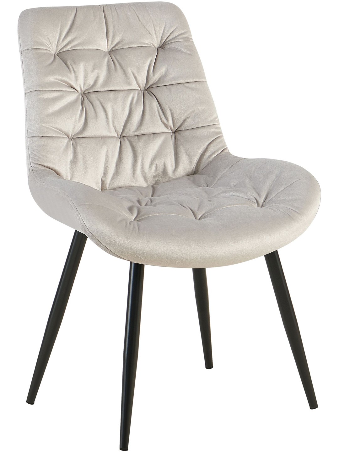 Rossford samettinen ruokapöydän tuoli, harmaa