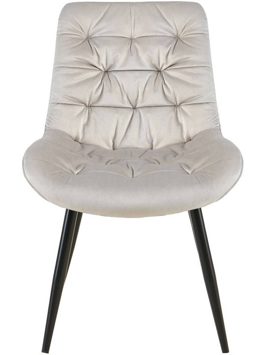 Rossford samettinen ruokapöydän tuoli, harmaa