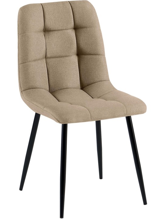 Ruokasalin tuoli Tilde kangasta, taupe