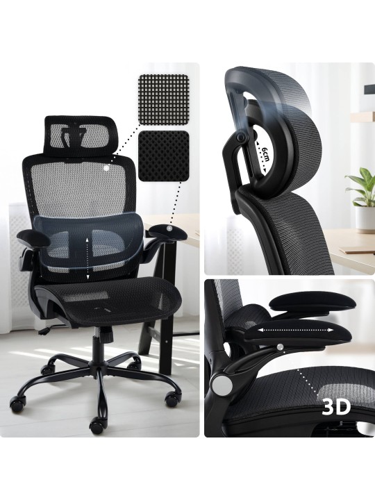 Kaylee työtuoli, musta