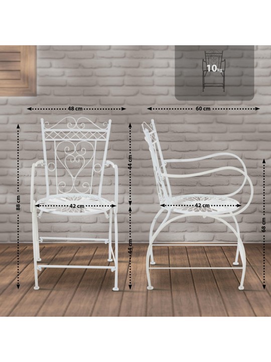 Tuoli Sheela, valkoinen Tuoli Sheela, valkoinen