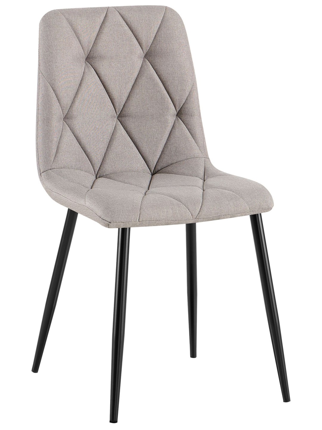 Clairton kangas ruokatuoli, vaaleanharmaa