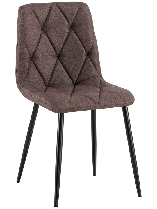 Clairton kangas ruokatuoli, ruskea