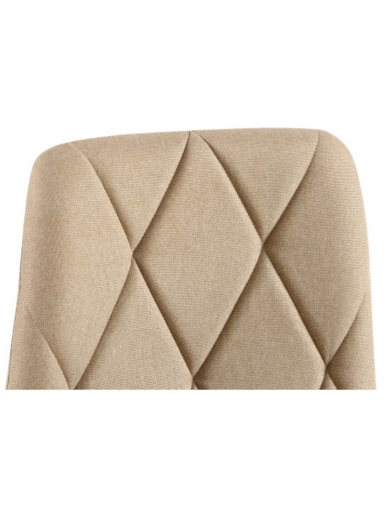 Clairton kangas ruokatuoli, taupe