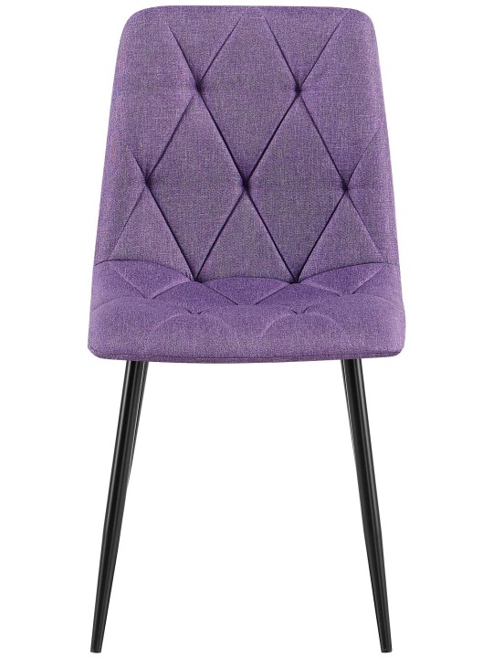 2 ruokapöydän tuolin setti Clairton kangas, liila