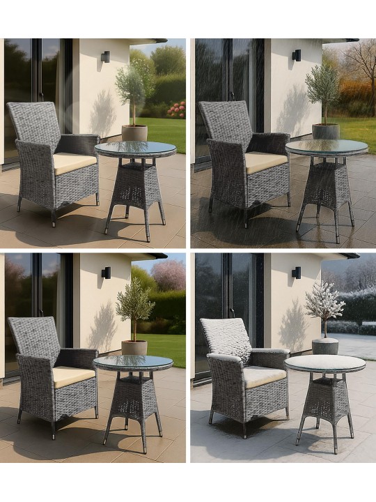 Fireda-istuinryhmä, harmaakuvioinen