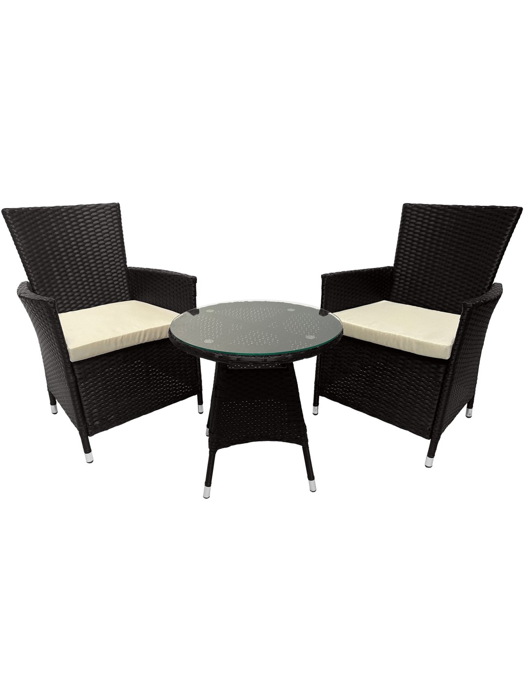 Fireda-istuinryhmä, tummanruskea