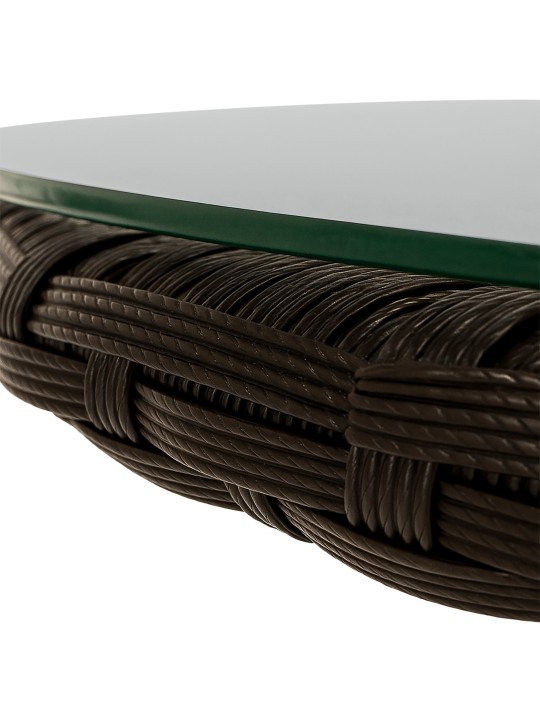 Fireda-istuinryhmä, tummanruskea