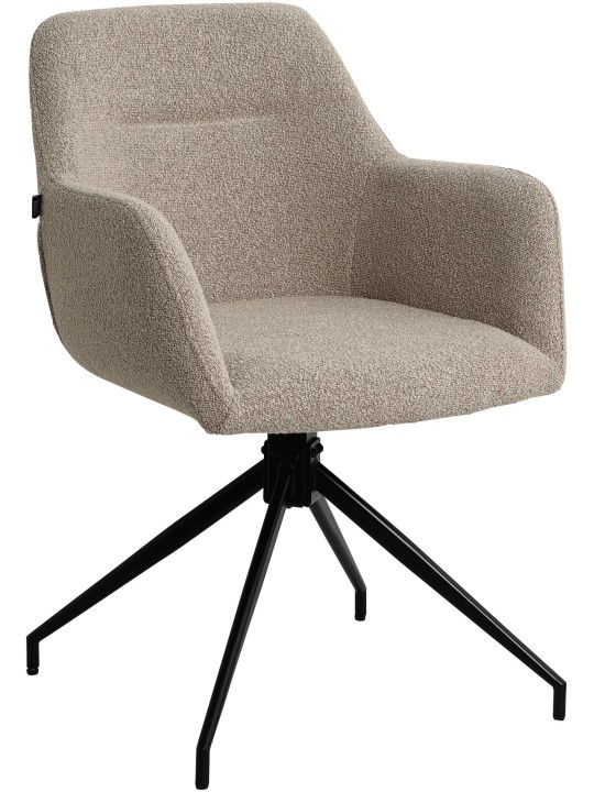 Ruokasalin tuoli Merlinda kangas Teddy, taupe