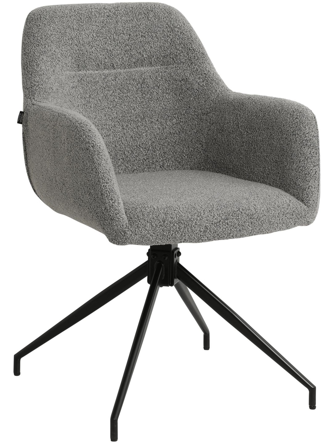 Ruokasalin tuoli Merlinda kangas Teddy, harmaa