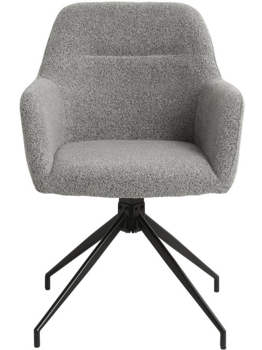Ruokasalin tuoli Merlinda kangas Teddy, harmaa