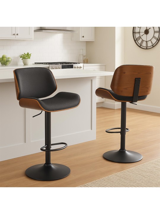 Baarijakkara Beverley B -kangas, pähkinä/musta