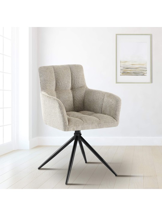 Ruokasalin tuoli Jonah kangasta, taupe