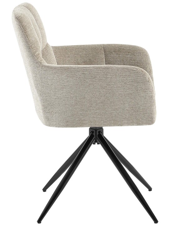 Ruokasalin tuoli Jonah kangasta, taupe