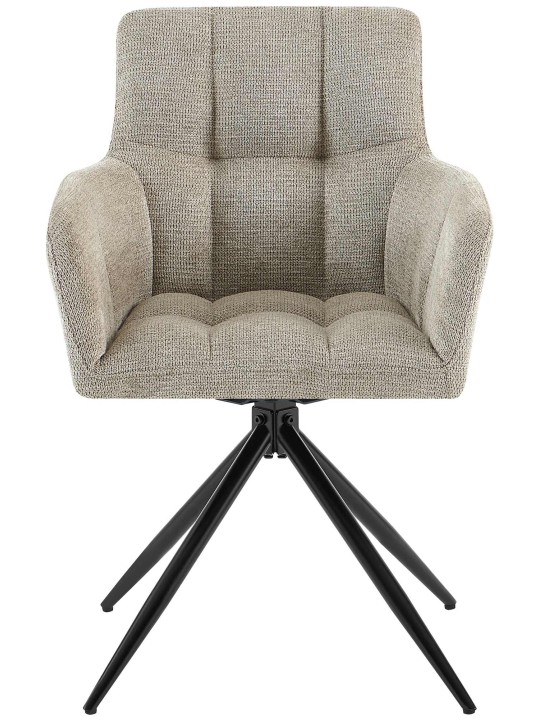 Ruokasalin tuoli Jonah kangasta, taupe