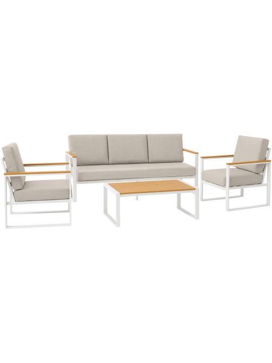 Rodiesa-istuinryhmä, valkoinen